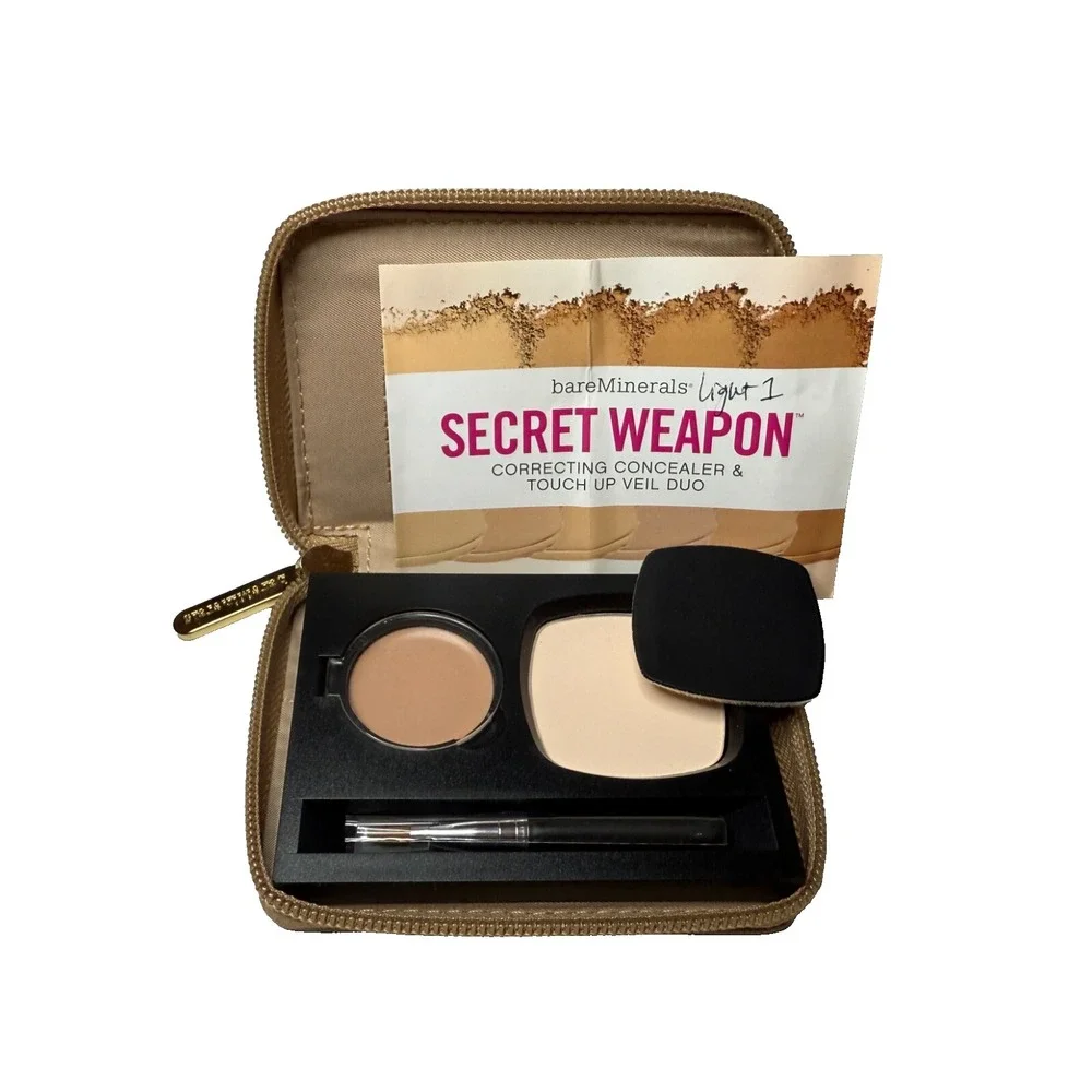bareMinerals Secret Weapon Correcting Concealer & Touch Up Veil Duo Light‎ 1